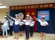 Ngày hội công nhận chuyên hiệu rèn luyện đội viên trường Tiểu học Nguyễn Nho Túy